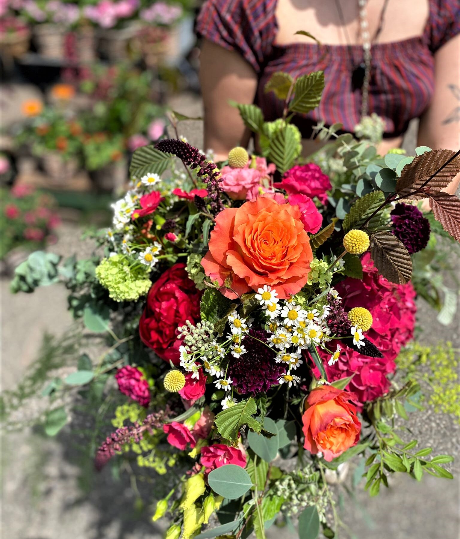 Bouquet de fleurs coupées de saison